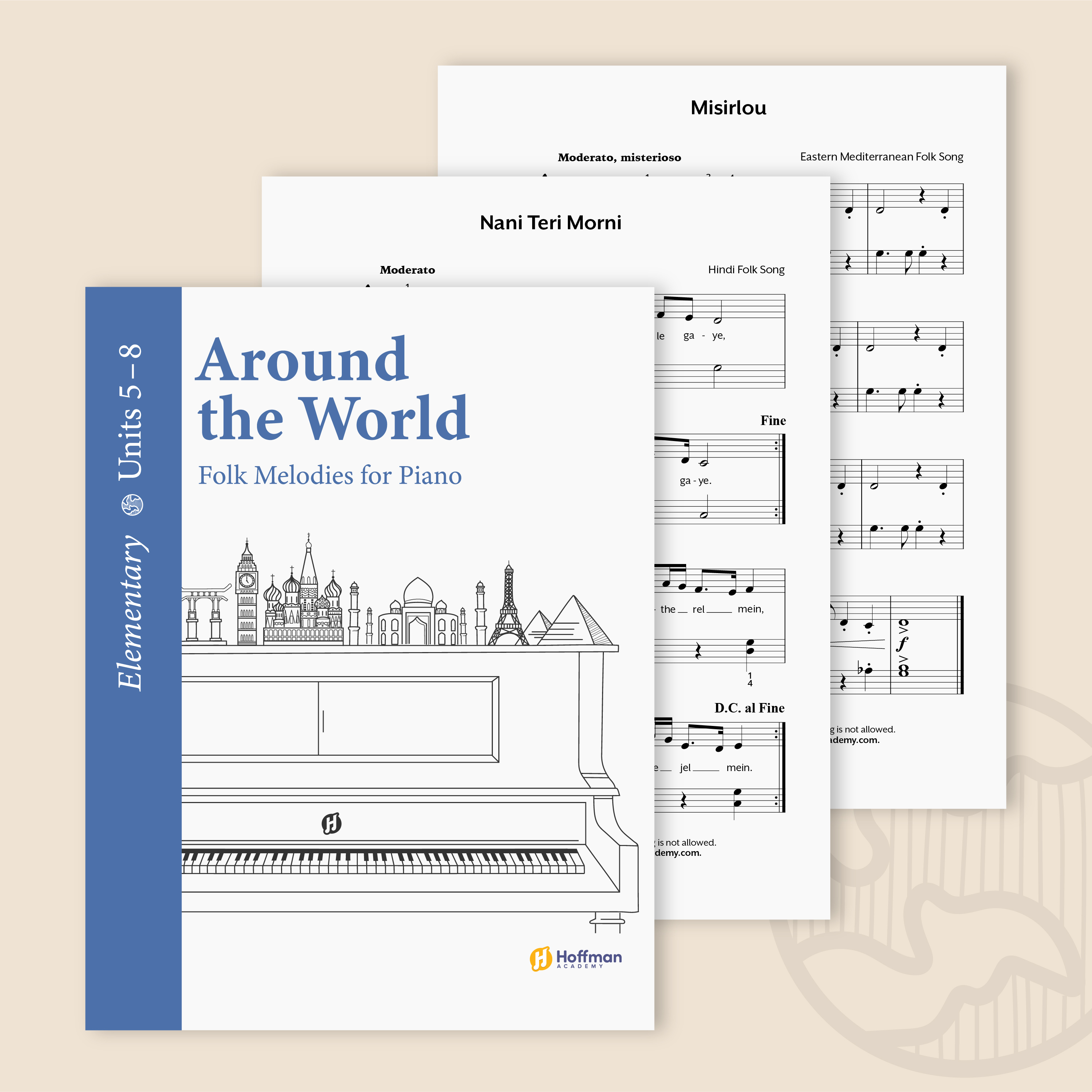 Around the World-Elementary Sheet Music