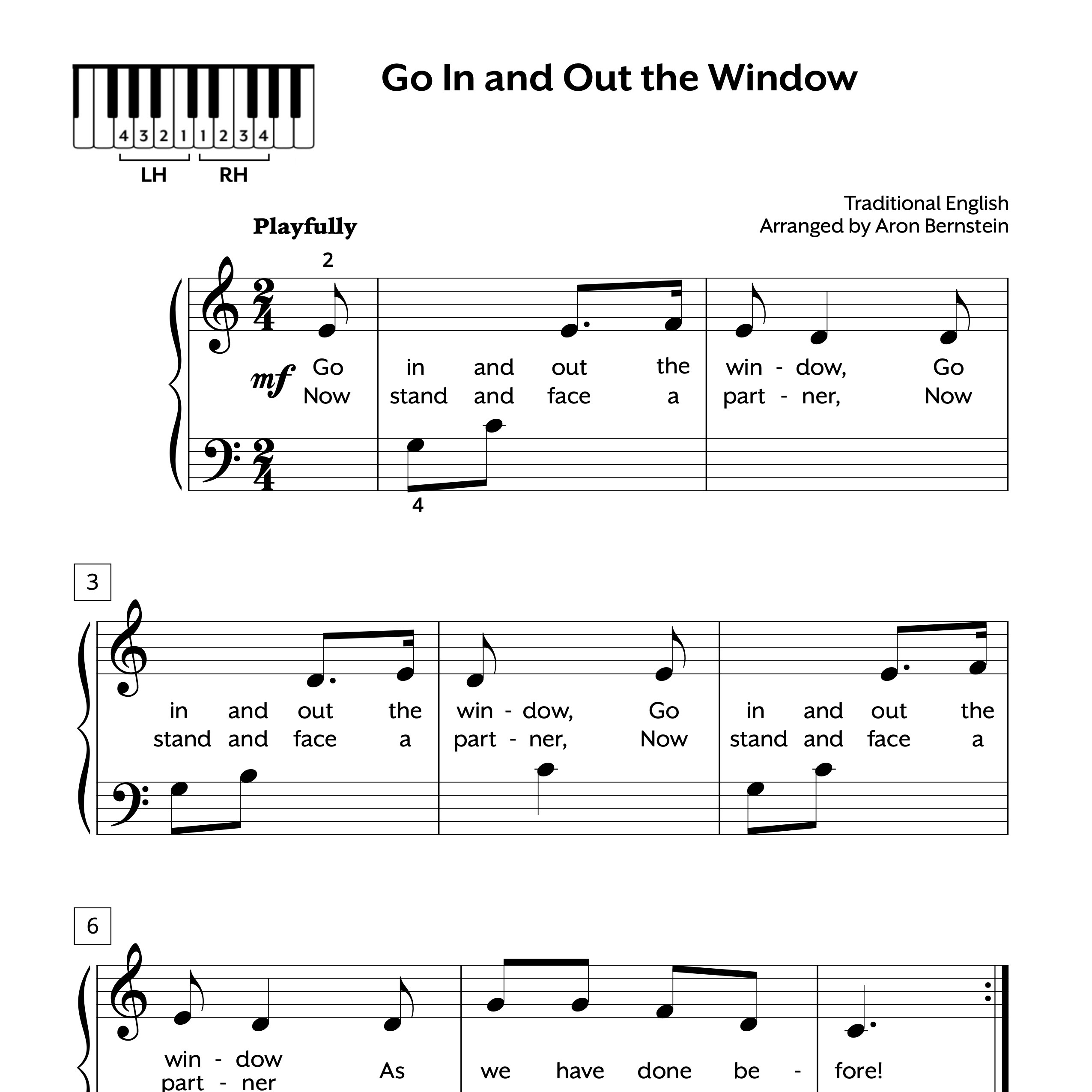 Go In and Out the Window Sheet Music