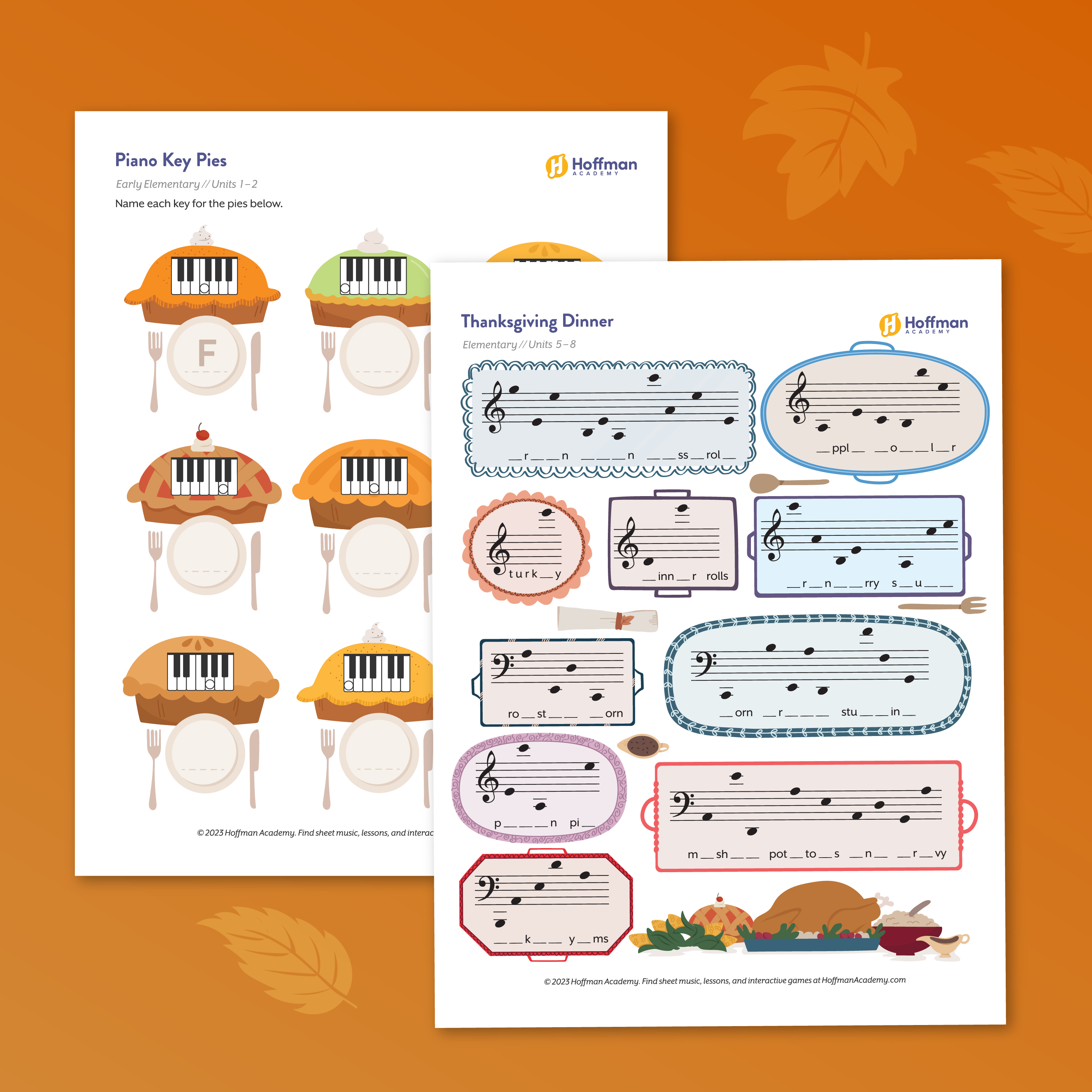 Thanksgiving Packet Music Theory