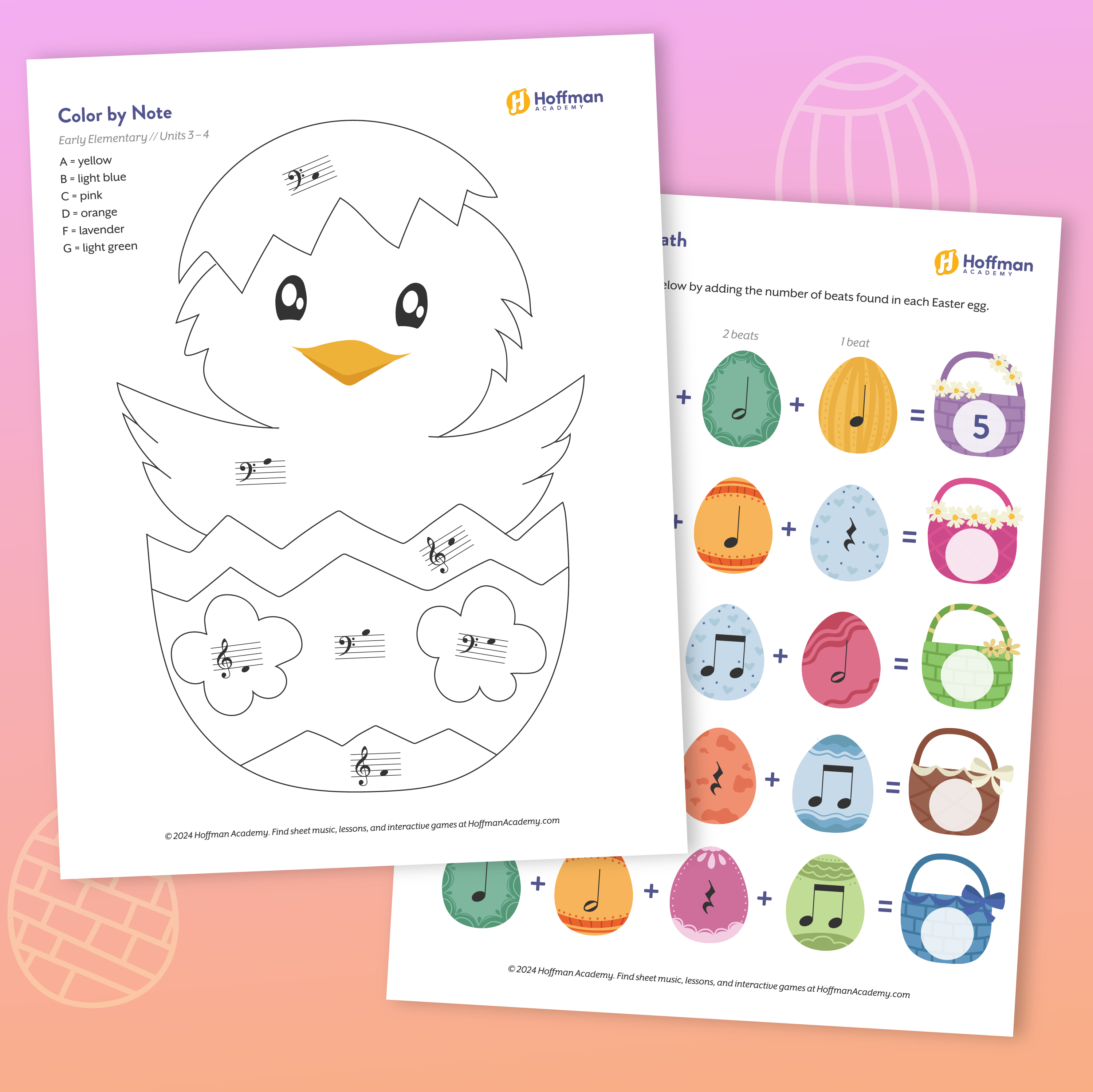 Easter Packet Music Theory