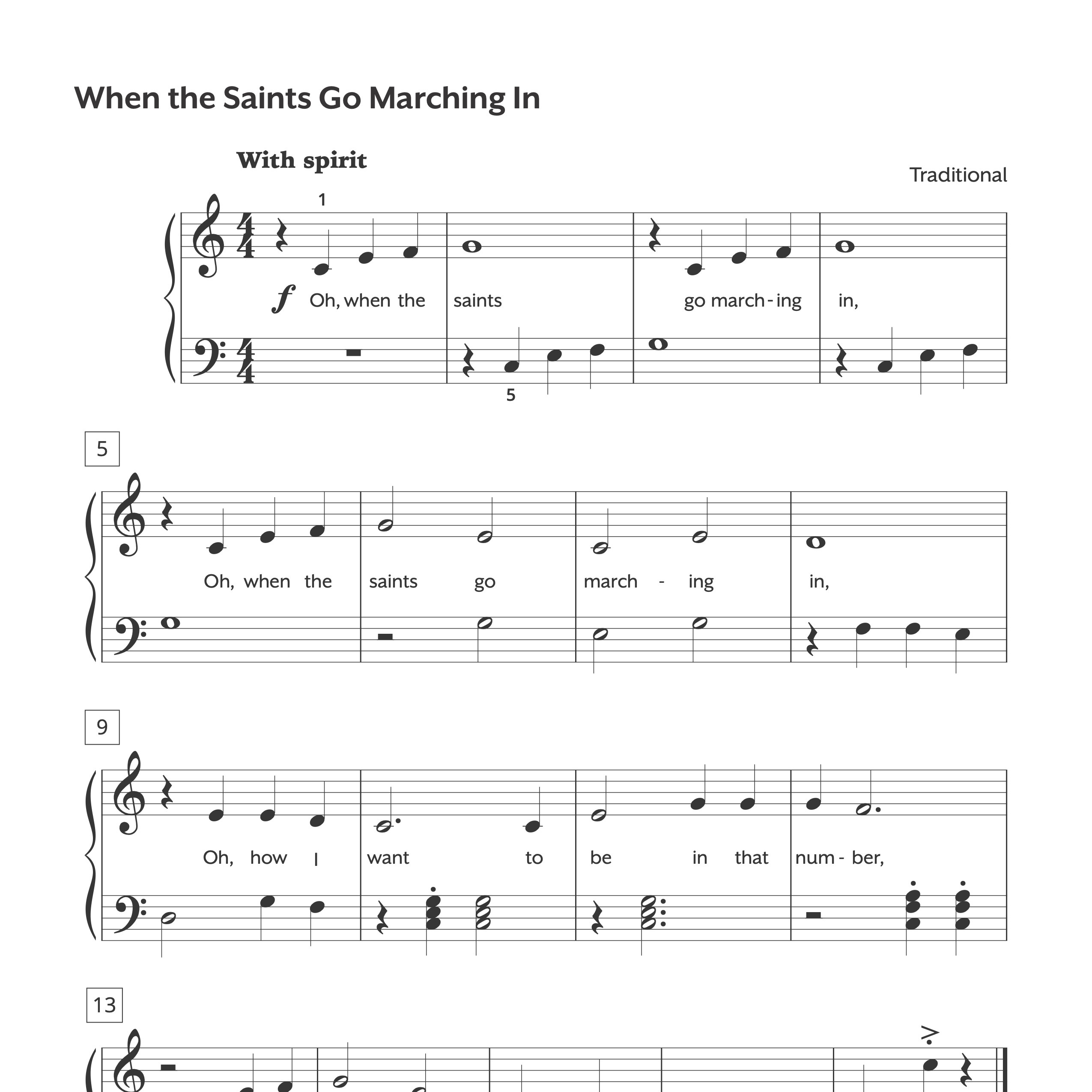 When the Saints Go Marching In Store Preview