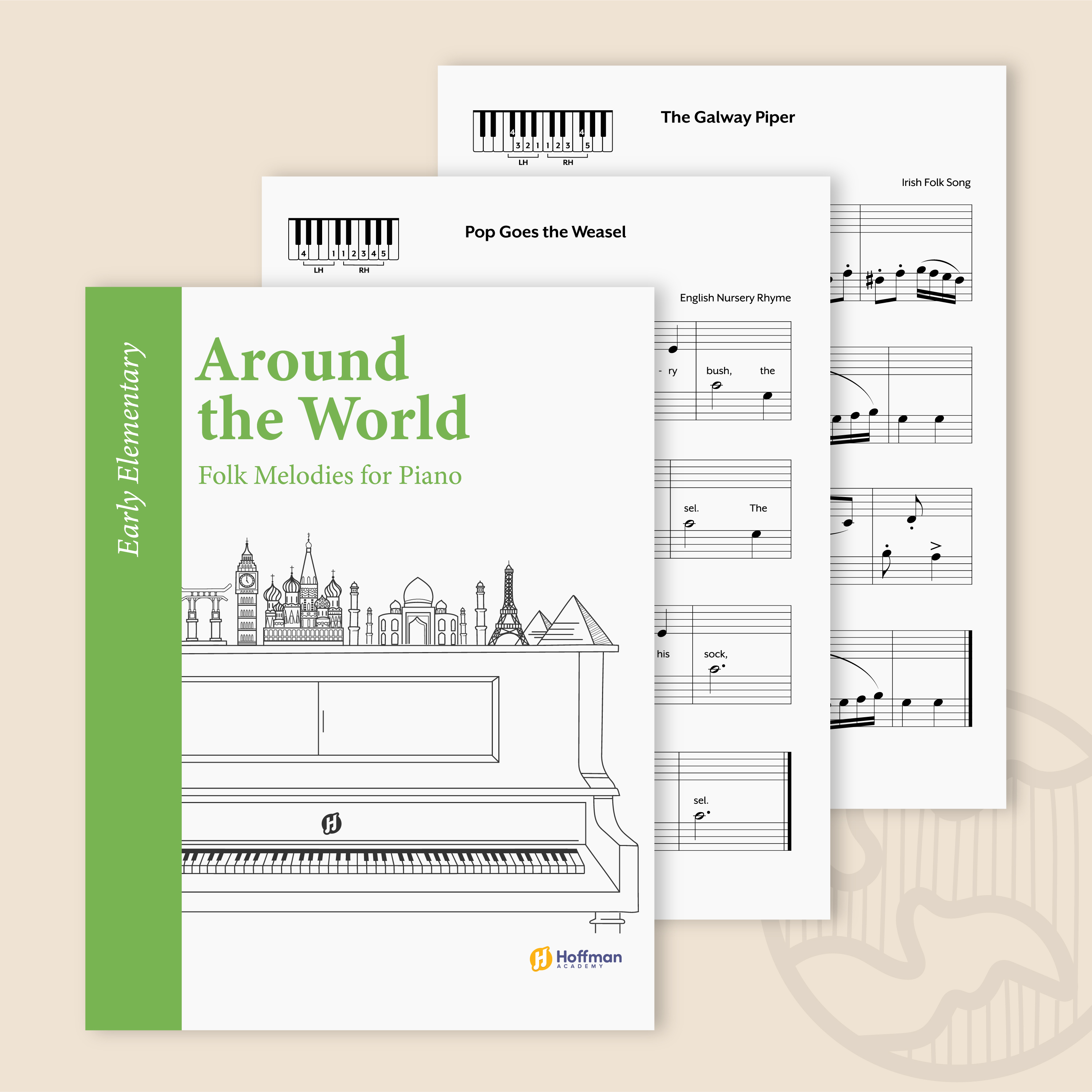 Around the World Early Elementary Sheet Music